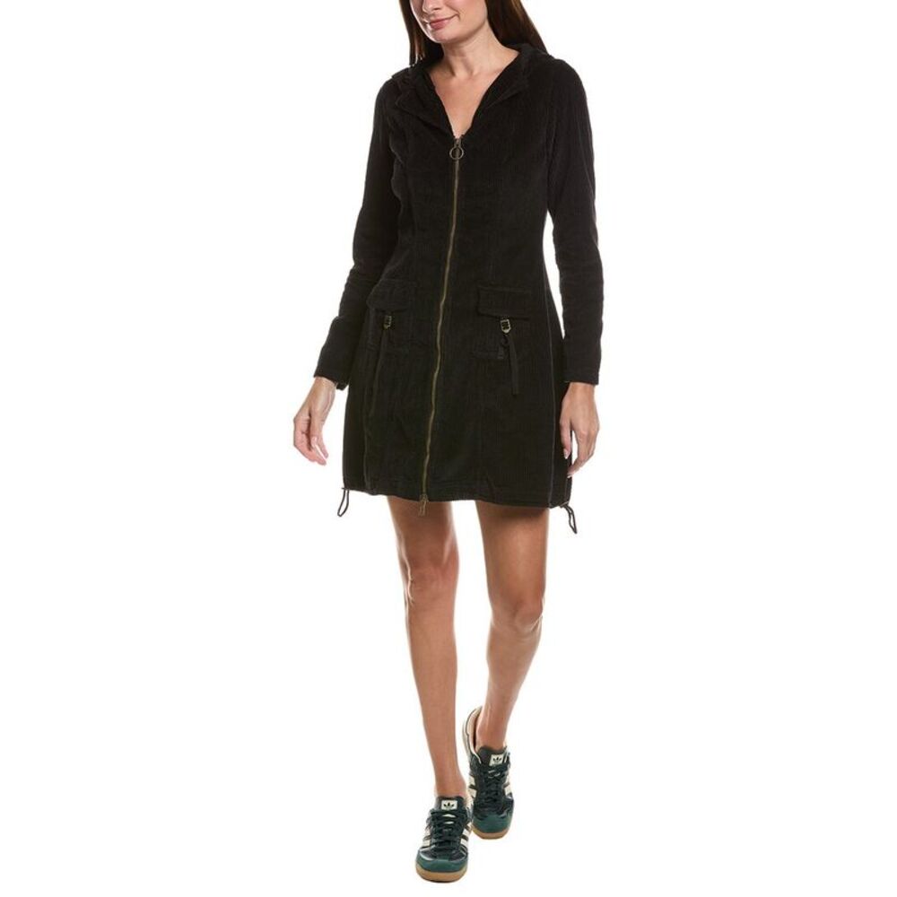 Xcvi Womens Naja Jacket Dress, Black